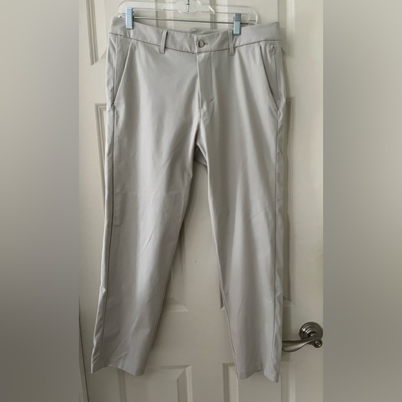 Men Lululemon ABC pants, size 34 x 28 activewear golf trousers business casual